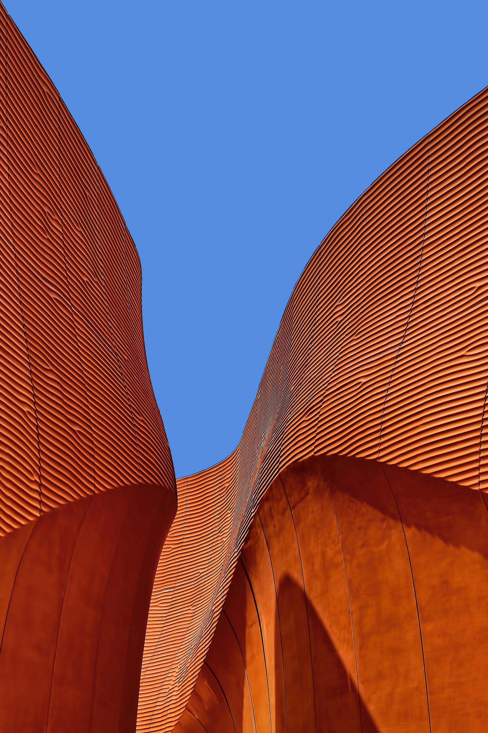 Architectural façade — colour-changing accent lighting